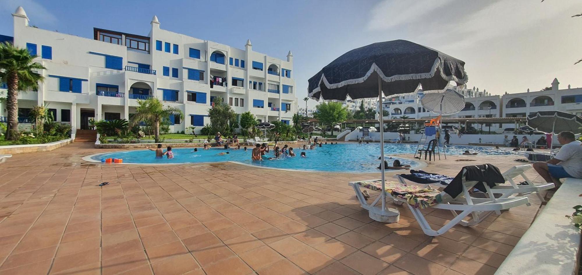 Ferienwohnung Kabila Vista N4 Vue Piscine M'dik Exterior foto